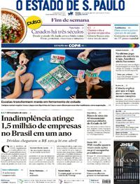 Capa Estadão 06/06/2026
