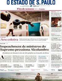 Capa Estadão 06/09/2026
