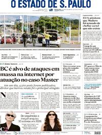 Capa do jornal Estadão 07/01/2026