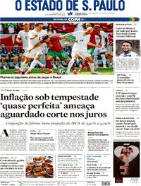 Capa Estadão 08/06/2026