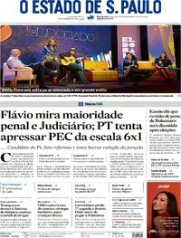 Capa Jornal Estadão