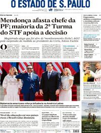 Capa Jornal Estadão