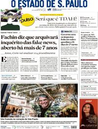 Capa Jornal Estadão