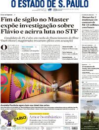 Capa Jornal Estadão