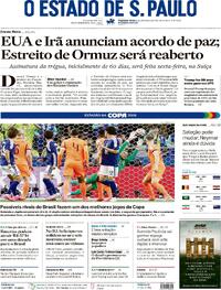 Capa Jornal Estadão