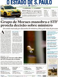 Capa Estadão 16/09/2026