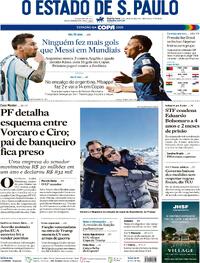 Capa Estadão 17/06/2026