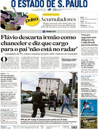 Capa Jornal Estadão