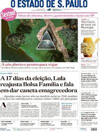 Capa Jornal Estadão