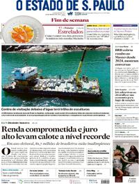 Capa do jornal Estadão 19/04/2026