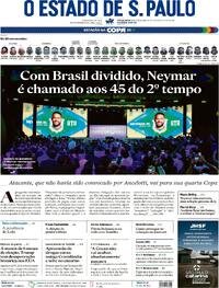 Capa Estadão 19/05/2026