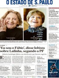 Capa Estadão 19/08/2026