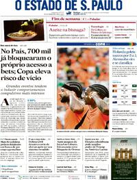 Capa Jornal Estadão