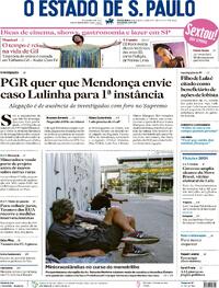 Capa Estadão 21/08/2026