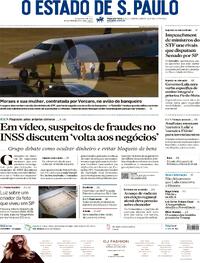 Capa Jornal Estadão