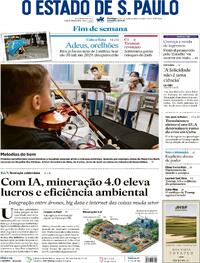 Capa do jornal Estadão 22/02/2026