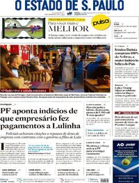 Capa Estadão 22/08/2026