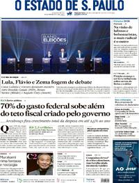 Capa Jornal Estadão