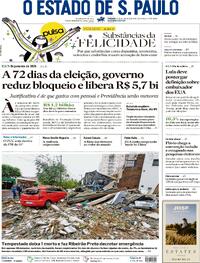 Capa Estadão 25/07/2026