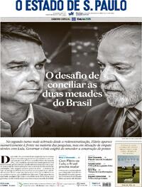 Capa Jornal Estadão