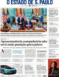 Capa Estadão 27/05/2026