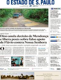 Capa Jornal Estadão