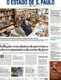 Capa Jornal Estadão