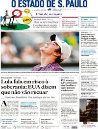 Capa Estadão 30/05/2026
