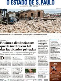 Capa Jornal Estadão