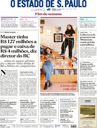 Capa do jornal Estadão 31/01/2026