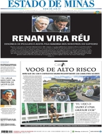 Capa do jornal Estado de Minas 02/12/2016