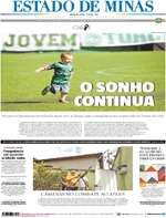 Capa do jornal Estado de Minas 03/12/2016