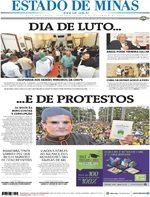 Capa do jornal Estado de Minas 05/12/2016