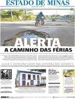 Capa do jornal Estado de Minas 10/12/2016