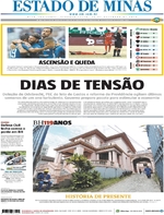 Capa do jornal Estado de Minas 12/12/2016