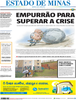 Capa do jornal Estado de Minas 16/12/2016
