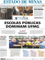 Capa do jornal Estado de Minas 18/12/2016