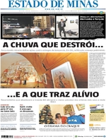 Capa do jornal Estado de Minas 20/12/2016
