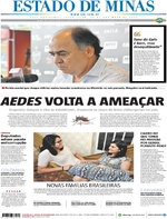 Capa do jornal Estado de Minas 25/11/2016