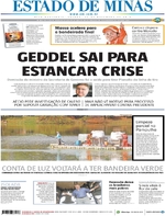 Capa do jornal Estado de Minas 26/11/2016