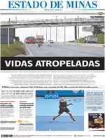 Capa do jornal Estado de Minas 28/12/2016