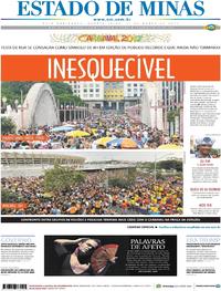 Capa do jornal Estado de Minas 01/03/2017