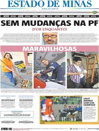 Capa do jornal Estado de Minas 01/06/2017