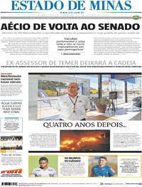Capa do jornal Estado de Minas 01/07/2017