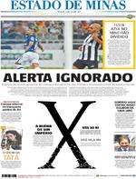 Capa do jornal Estado de Minas 02/02/2017