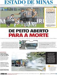 Capa do jornal Estado de Minas 03/07/2017