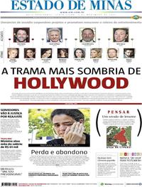 Capa do jornal Estado de Minas 03/11/2017
