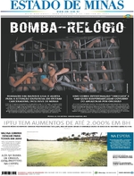 Capa do jornal Estado de Minas 04/01/2017