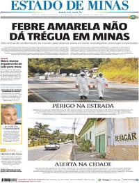 Capa do jornal Estado de Minas 04/03/2017