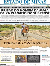 Capa do jornal Estado de Minas 04/06/2017